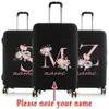 Eşyalar çuvallar özel ücretsiz isim bagaj kapağı elastik bavul koruyucu kasa arabası 1832 inç seyahat toz aksesuarları 231124