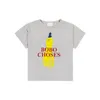 Tshirts Bobo Childrens Tshirt Spring Summer Insstyle Byboys and Girls Casual Cartoon短袖トップ111y 230427