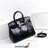 Designer Handbagh Bags Fashion Crocodile Leather Hand-Helda Single Shoulder Diagonal Bag Kvinnor Purses