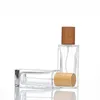 Rectangle Glass Bottles with Wooden Cap Perfume Bottle Perfume Spray Glass Bottles Xaegh