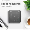 Projektory WZATCO T11 Wbudowany bateria przenośna Smart DLP 3D Projektor Android 9.0 Wsparcie Full HD 1080p 4K WiFi Beamer Mini Projector Q231128