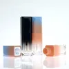 5ML Rhombus Leer Kreativer Farbverlauf Schwarz DIY Lipgloss Lippenstift Hohlrohr Spritzguss Niedliche Flasche Kosmetischer Glanzbehälter Wanne Ljiv