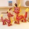 Julleksak 20cm/35cm/45 cm Plush Dragon Mascot 2024 Chinese New Year Plush Doll 231128