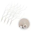 Decoratieve Bloemen 4 Stuks Faux Gewei Accessoires Bar Plastic Tak Kunstmatige Boomtakken Eettafel Decor Stem Decors Layout Props