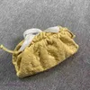 Ayd Beuteltaschen Botegss Umhängetasche Damen Woven One Crochet Wrinkled Handtaschen Cloud Messenger Designer D32e mit Logo BKYHNWY9