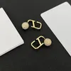 2024-Earrings Jewelry 18K Gold Plated Stud Arrings Women's Designer Earrings Stud Stud artic