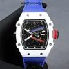 Designer Ri Mlies Luxury Watchs Quality Watch Factory Diving TPT COBOL FIBER MEKANISK Vattentät lysande automatisk handledstitanmän