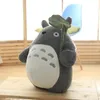 Plyschdockor överraskning främjande totoro plysch leksak söt plysch japansk anime figur docka plysch totoro med lotus blad barn leksaker julklapp 231127