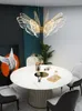 Butterfly Pendant Lamps PMMA Hanging Chandeliers Lights Fixture LED Modern Acrylic Luminaria Home Indoor Dining Room Kitchen Bedroom Shops Lamparas Lustres