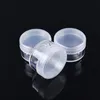 3 5 8 10 15 20 ML Clear Plastic Jar With PE Cap Cosmetic Cream Pot Container Makeup Eye Shadow Nails Powder Jewelry Bottle Rwukg