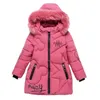 Manteau en duvet grande taille hiver filles vestes garder au chaud épaissir manteau de noël automne à capuche fermeture éclair imperméable vêtements d'extérieur enfants vêtements 3-12 ans 231128