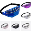 Frame externo Pacote de 6pcs Bolsa de cintura para homem Mulher PU PU Couro ao ar livre Moda esportiva colorida Multilayer Fanny Pack para viajar Running Festying 230427