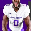 MADISON JAMES JMU Maillot de football universitaire Mccloud Kaelon Noir Ty Son Lawton Reggie Brown Elijah Sarratt Aiden Fisher Jalen Green Jamree Kro High