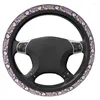 Steering Wheel Covers 37-38 Coraline Animated Movie Elastic Plaid Braid On The Cover Auto Car Accessories