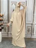 Abbigliamento etnico Abaya modesto per le donne Set musulmani Ramadan Dubai Preghiera Abito Hijab Turchia Caftano Islam Caftano Marocain Khimar Robe