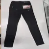 Mens Jeans Designer Distressed Ripped Skinny Cowboy Pant Rock Revival Trousers Straight Slim Elastic Denim Fit Moto Trendy Streetwear
