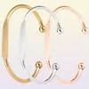 MyLongingCharm 30pcslot Blank Cuff Bangles Graverabla koppararmband Rosegold Gold Armband T0692 Q07209459223