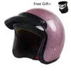 Caschi da moto Giapponese Cafe Racer Vintage Casco Moto Retro Casco leggero per motocicletta aperto Rimosso Checkpad