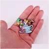 Cartoon Accessories Film Fantasy Fairy Tea Cup Brooch Cute Anime Movies Games Hard Enamel Pins Collect Metal Backpack Hat Bag Collar L Dhh6P