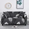 Stoelhoezen Bloemenprint Sofa Cover voor Woonkamer Kussenovertrekken Katoen Elastische Bank Handdoek Protector 1PC 231127