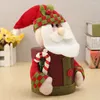 Present Wrap JX-LCyl Christmas Santa Claus Snowman Elk Doll Candy Container Box Storage Decor