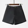 Damen Shorts Shorts Frauen Büro Hohe Taille Mini Hose mit weitem Bein Sommer Harajuku Korean Style Feminino All-Match Business Ins Tender 230428