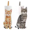 Cat Decorative Toilet Paper Holder Standing Bathroom Tissue Storage Toilet Roll Holder Paper Rack Bathroom Iron Storage 220115483696