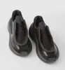 أفضل حذاء Systeme Systeme Shoes Shoes Men's Re-Nylon Technical Fabric عارضًا مشيًا للجلد المصقول Lug Sole Runner Sports Party Runner Runner Trainers EU46