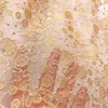 Ткань 5 ярдов, африканская кружевная ткань, золотая нигерийская французская кружевная ткань, свадебный гипюровый шнур, кружевная ткань для вечеринки