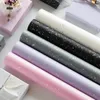 Förpackning Paper Gold Silver Sequins Tissue Paper 10st/Lot Wine Clothing Packing Flower Wrapping Paper Present Packaging Craft Paper 231127