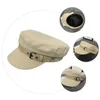 Berets Buckle Beret Stylish Women Peaked Caps Hat Lady All-match Cotton Cloche Hats