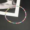 Anhänger Halsketten Dome Kameras Frauen Halskette 2021 Mode 6mm Bunte Kunststoff Perlen Kragen Halsband Halskette Für Damen Mädchen Drop Shipping Großhandel AA230428