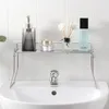 Ganci ORZ Organizer per mensole da bagno Cucina sopra il lavandino Lavabo Portasapone Portaspezie Caddy Controsoffitto