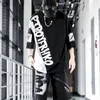 Męskie dresy odpowiadają sportowi młodzieżowi Casual Men Zestaw odzieży luźne duże koszulki dresowe marka Koreańska trend hip-hop dwuczęściowe zestawy 230428