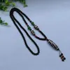 Pendentif Colliers Tianzhu Collier Tibet Neuf Yeux Agate Pull Chaîne Charme Bijoux De Luxe Chanceux Amulette Petite Amie Mère Cadeau