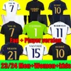 새로운 23 팬 플레이어 버전 축구 유니폼 Rodrgo Bellingham 2023 2024 Vini Jr 축구 셔츠 Camiseta de Futbol 남자 키트 여성 유니폼 모드 레알 마드리드