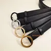 Mode exclusive en gros designer européen et américain de haute qualité mode ceinture noire pour hommes et femmes boîte-cadeau ceinture de marque de luxe
