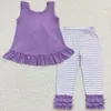 Set di abbigliamento Moda Bambini Abiti firmati Ragazze Outfit Bambino Neonata Top senza maniche Pantaloni glassati Set Boutique Sorella