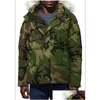 Mens Down Parkas Winter Fourrure Parka Homme Jassen Chaquetas Ytterkläder Wolf Päls Huven Manteau Wyndham Canada Jacketrock Hiver DoDo Dh2ac