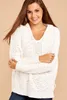 女性のセーター女性ウィンターファッション韓国スタイルホワイトプルオーバー2023ニットウェアジャンパーソリッドフード付きカジュアルスタイリッシュニットセーターレディ