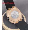 AP Swiss Luxury Watch 26400ro OO A002CA.01ロイヤルオークオフショア18Kローズゴールドセラミック自動メカニカルメンズウォッチX228