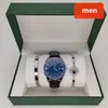 Luxury Top Brand Women Quartz Watch for Men Stainless Steel Waterproof Watches Classic Business Men's gold Wristwatch sky dweller arabic dial reloj hombre with box