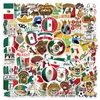 Gift Wrap 60/120Pcs INS Cartoon Cute Mexican Style Customs Stickers PVC Waterproof Decals For Kids Boys Girls Toys Gifts