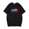 Men's T Shirts OKKDEY 2023 Short-sleeved T-shirt Round Neck Loose Print Cotton Base