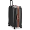 Koffers Afsluitbare Rolbagage Tropez Hardside Uitbreidbaar Met Spinnerwielen Zwart Geruit-Medium 24 Inch