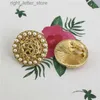 Stud antiques 925 silver needle Pin sweet Faux Pearl ancient ear clip enamel brooch pearl earring YQ231128