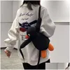 Sacs à dos Sacs à dos en peluche sac à dos dessin animé mignon Ued jouet doux en peluche Animal Shoder sac pour enfants filles cadeaux d'anniversaire 230818 Drop Deliv Dhm3K