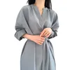 Casual Kleider Koreanische Mode Kleid Für Frauen Kleidung Weibliche Herbst 2023 Frühling Elegante Party Solide Langarm Maxi Frau Vestido