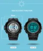 Armbandsur varumärke sanda titta på män militära sportklockor mode silikon vattentät led digital för klock reloj hombre