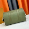 fashion New designer bags men women city keepall Shoulder bag Cross Body Messenger mini handbag green pu Leather Keepall Travel tote pocket Everyday go out M21437